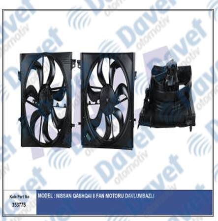 KALE 353775 Fan Motoru Davlumbazli Nissan Qashqai Ii